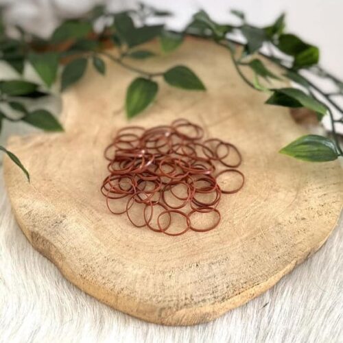 Dreadlock elastics brown