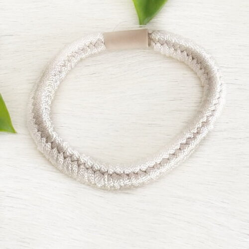 Dreadlock Large Elastic White
