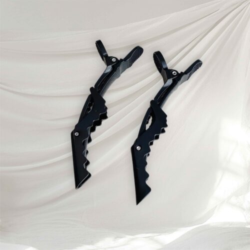 Hairdressing Alligator Clips Black