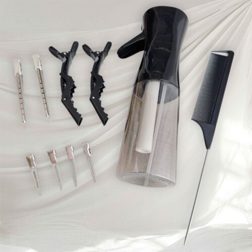 Dreadlock install kit salty black