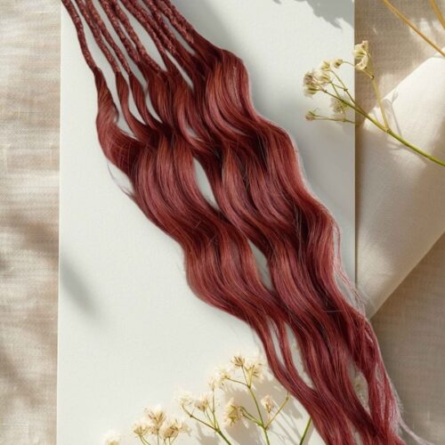 Salty Dreads Synthetic Beach Waves Cowboy Copper