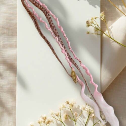 Dread Clip In Salty Pink 1
