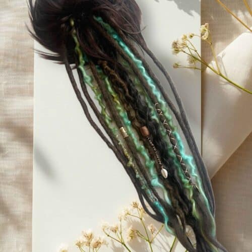 Messy Dread Bun Ponytail The Love of Indian Summer